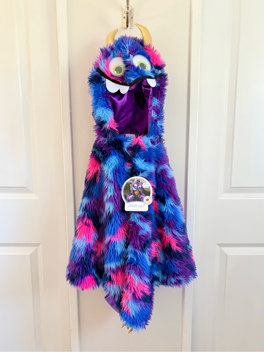 MINI | Great Pretenders Goober Monster Cape Costume Size 4–6 Halloween NWT